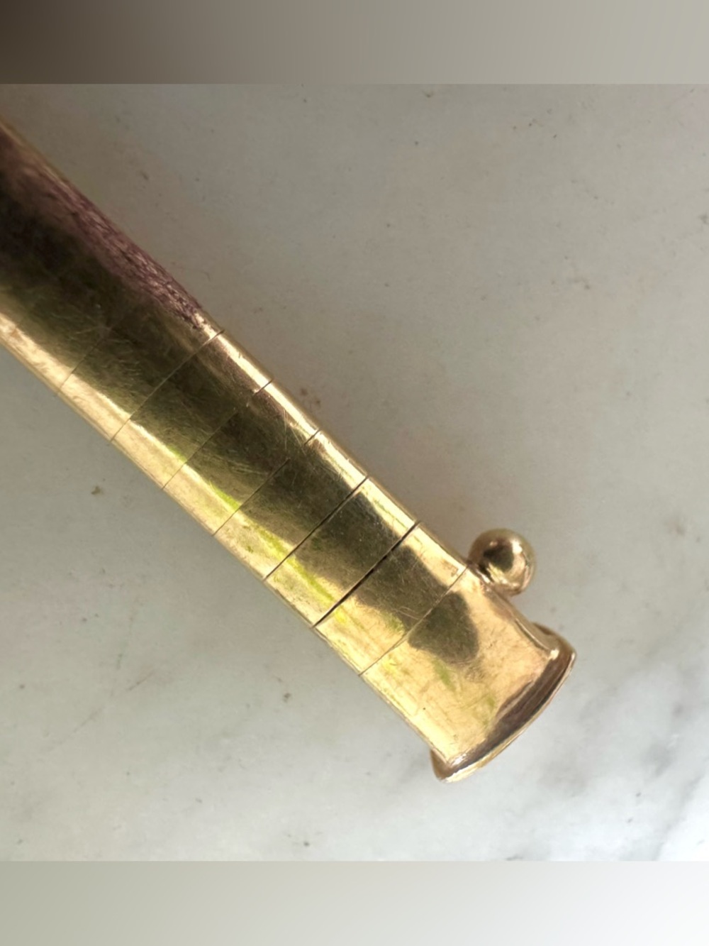 10k Omega Bracelet - Picture 7 of 11